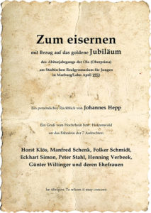 Erinnerungen von Johannes Hepp